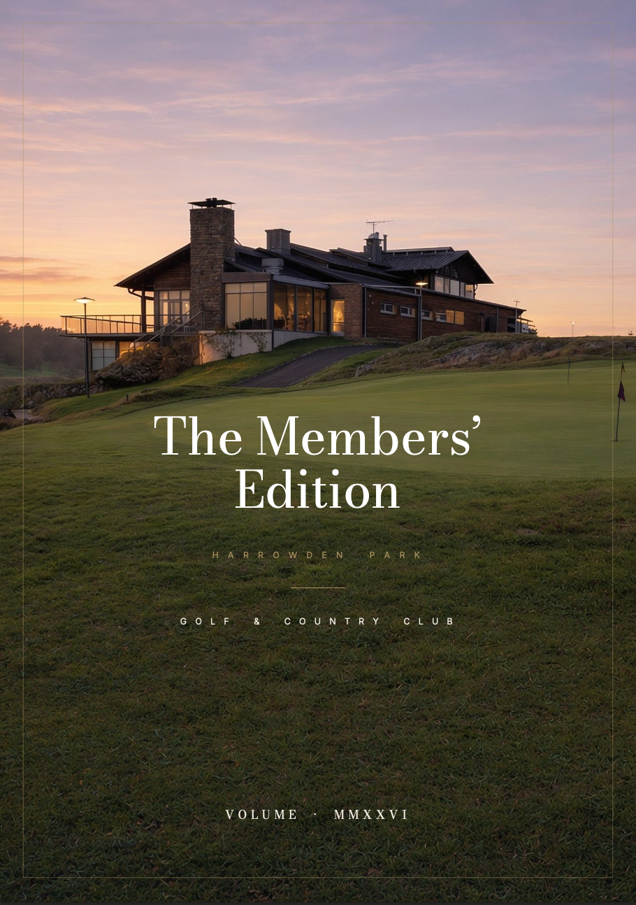 Harrowden Park Members' Edition cover